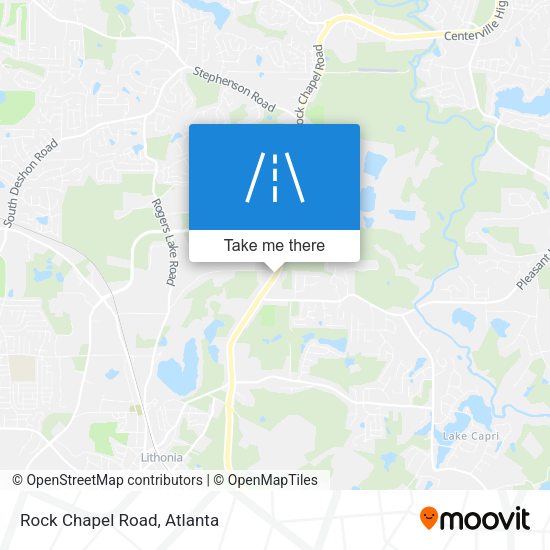 Mapa de Rock Chapel Road