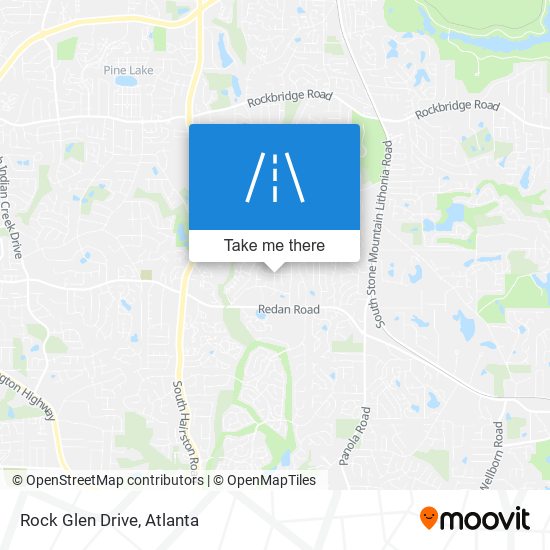 Rock Glen Drive map