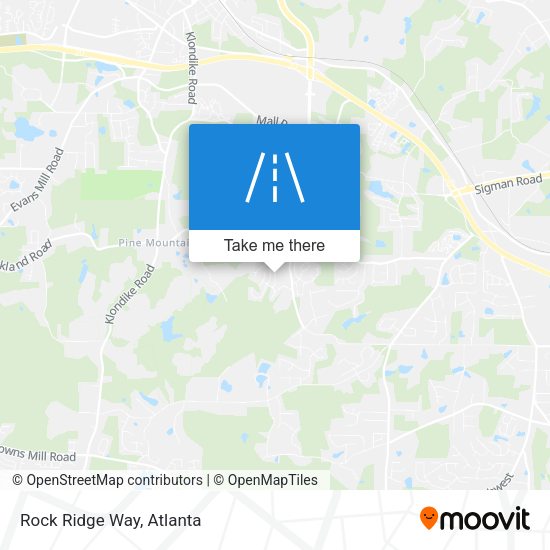 Mapa de Rock Ridge Way