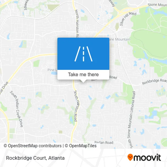 Rockbridge Court map