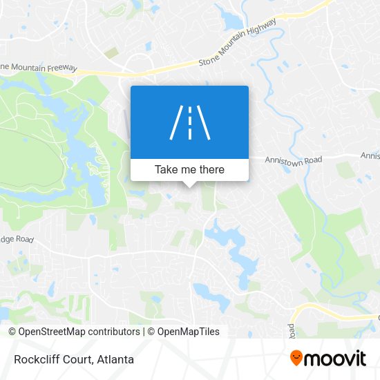 Mapa de Rockcliff Court