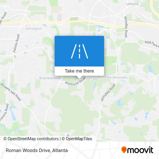 Mapa de Roman Woods Drive