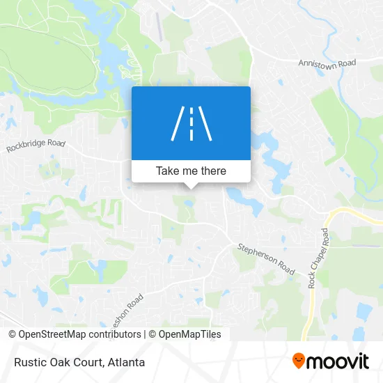 Rustic Oak Court map