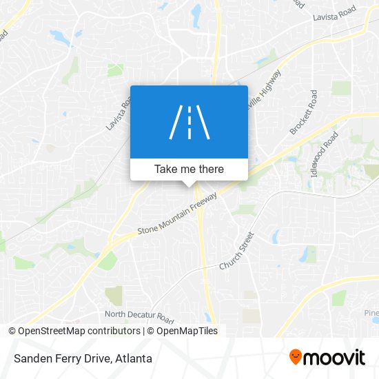 Mapa de Sanden Ferry Drive