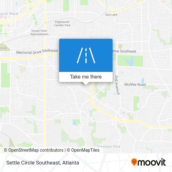 Settle Circle Southeast map