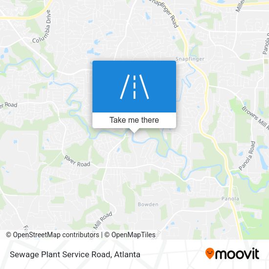 Sewage Plant Service Road map