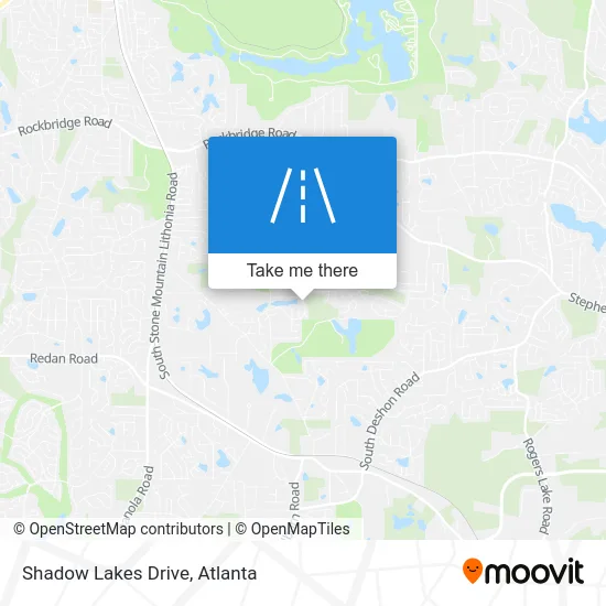Shadow Lakes Drive map