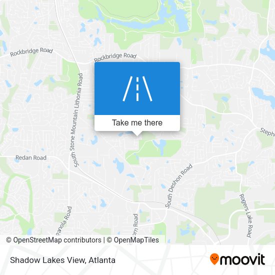 Mapa de Shadow Lakes View