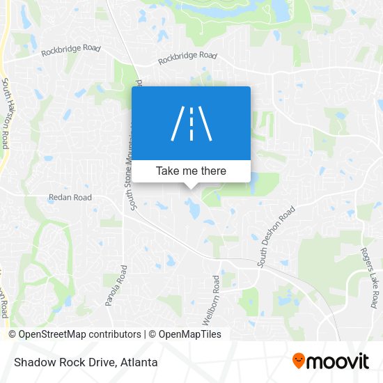 Mapa de Shadow Rock Drive