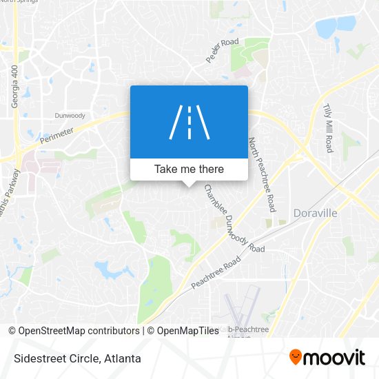 Mapa de Sidestreet Circle