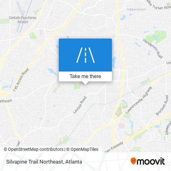 Mapa de Silvapine Trail Northeast