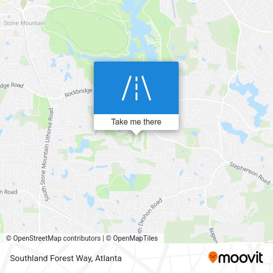 Southland Forest Way map