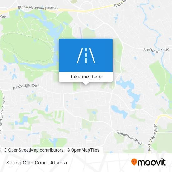 Spring Glen Court map