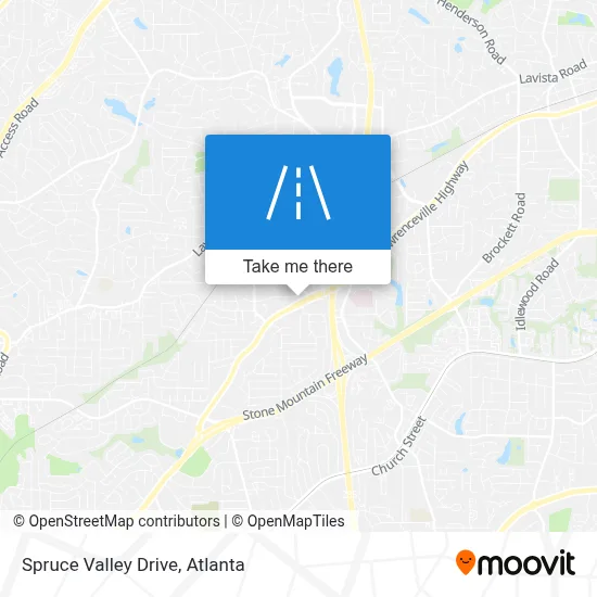 Spruce Valley Drive map