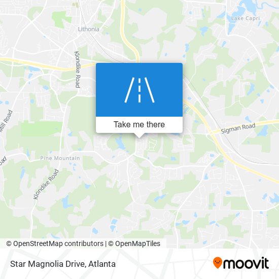 Mapa de Star Magnolia Drive