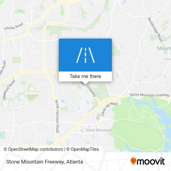 Stone Mountain Freeway map