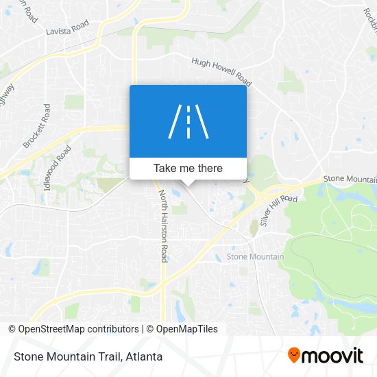 Stone Mountain Trail map