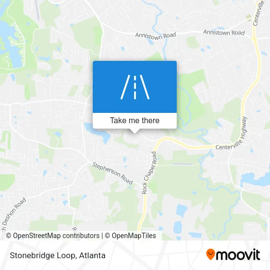 Stonebridge Loop map