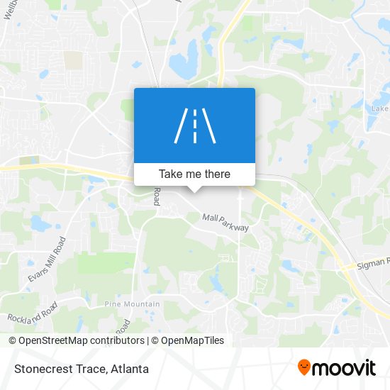 Stonecrest Trace map