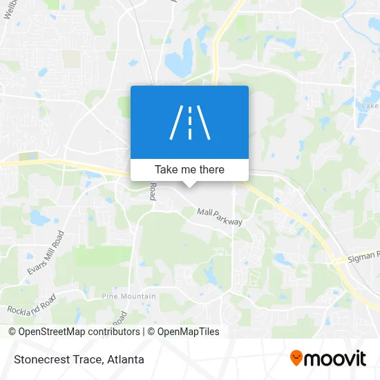 Stonecrest Trace map
