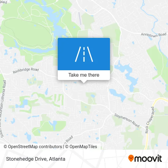 Stonehedge Drive map