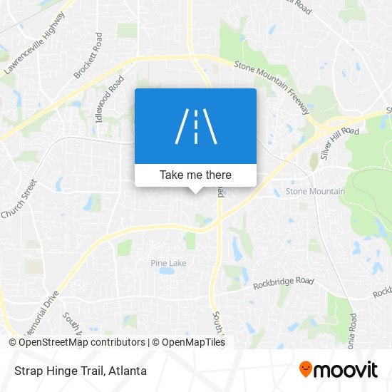 Strap Hinge Trail map