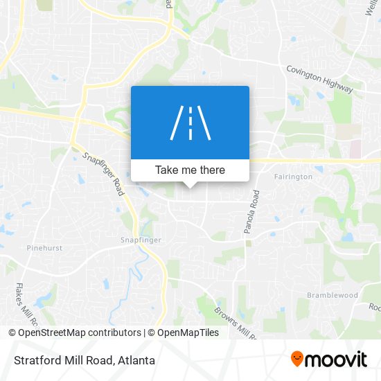Mapa de Stratford Mill Road