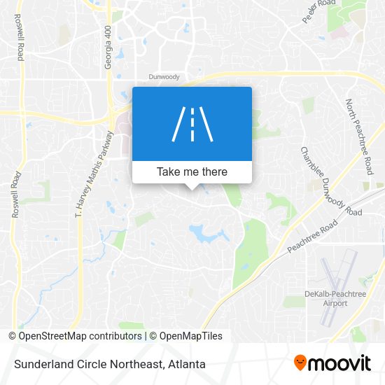 Sunderland Circle Northeast map