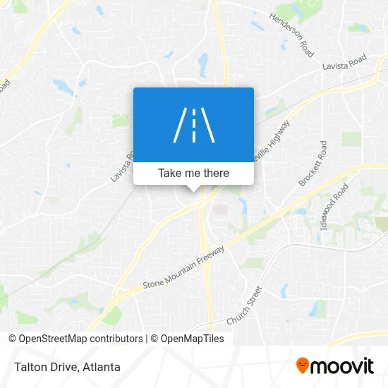 Talton Drive map