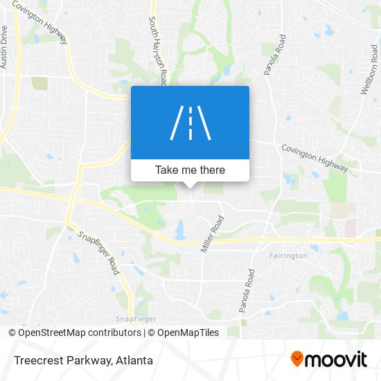 Mapa de Treecrest Parkway