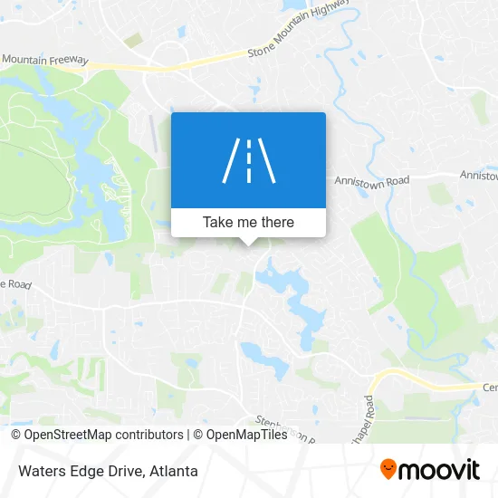 Waters Edge Drive map