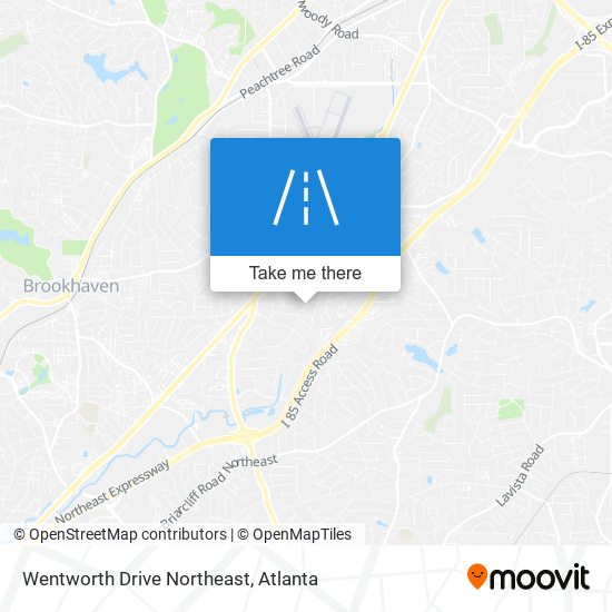 Mapa de Wentworth Drive Northeast