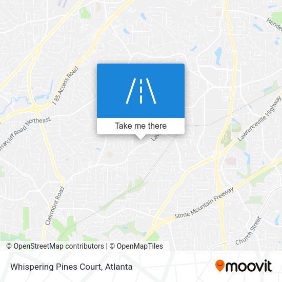 Mapa de Whispering Pines Court