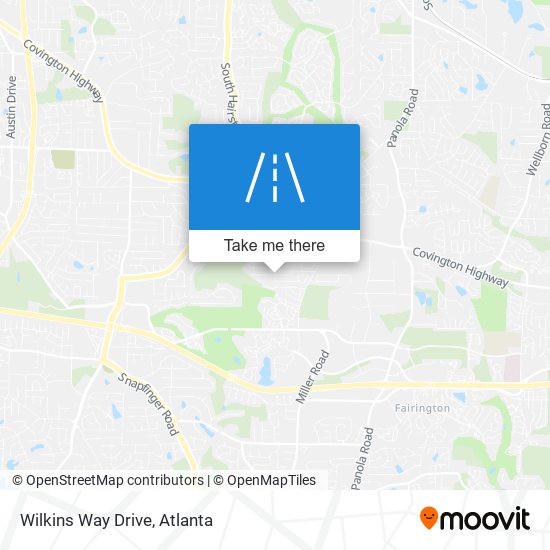 Wilkins Way Drive map