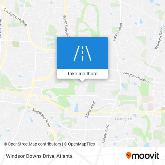 Windsor Downs Drive map