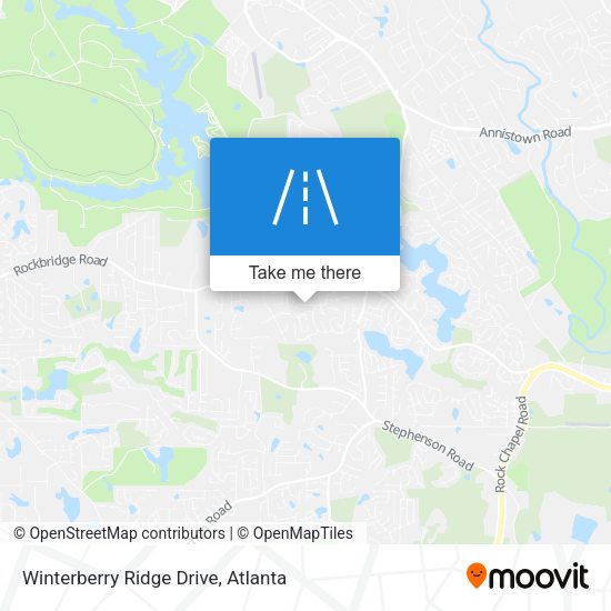 Winterberry Ridge Drive map