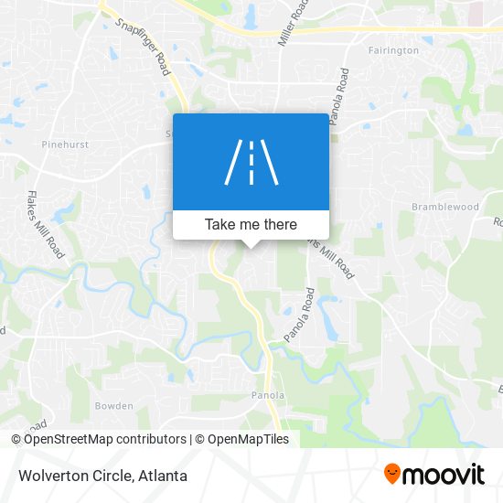 Mapa de Wolverton Circle