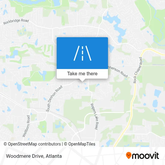 Woodmere Drive map