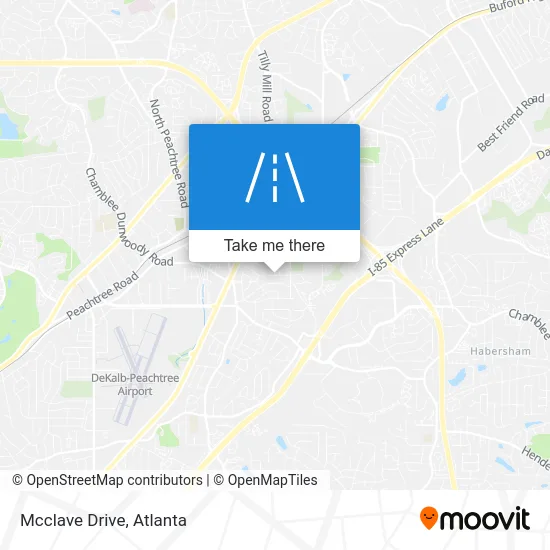 Mcclave Drive map
