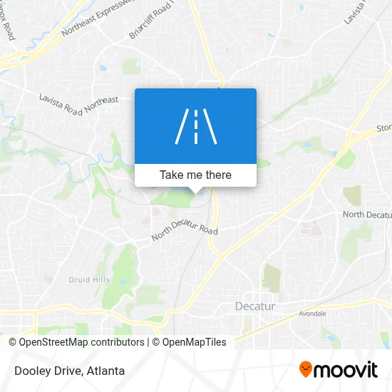 Dooley Drive map