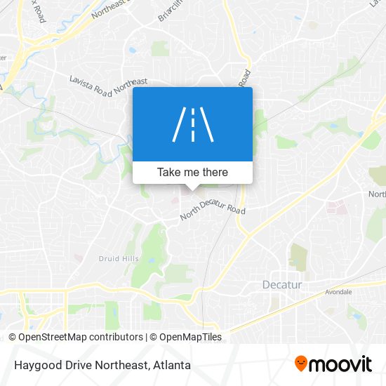 Mapa de Haygood Drive Northeast