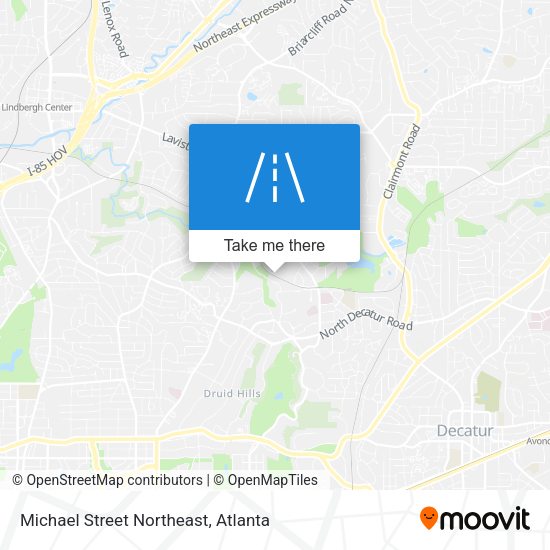Michael Street Northeast map