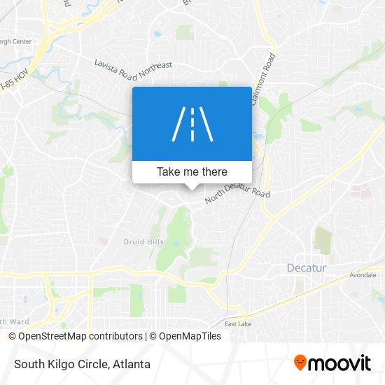 South Kilgo Circle map