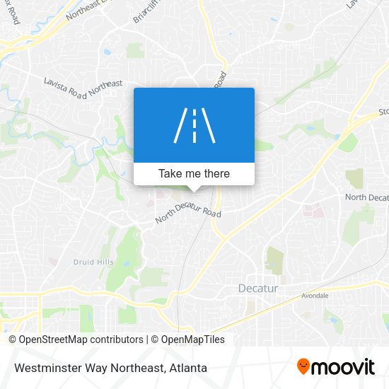 Mapa de Westminster Way Northeast