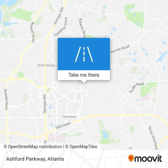 Ashford Parkway map