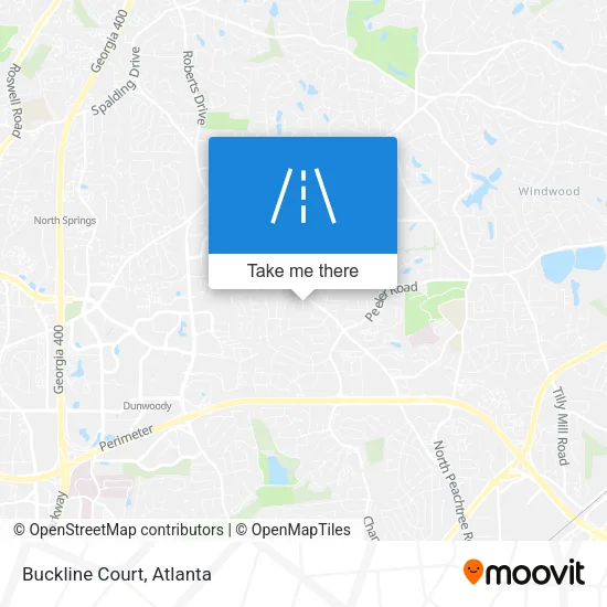 Buckline Court map
