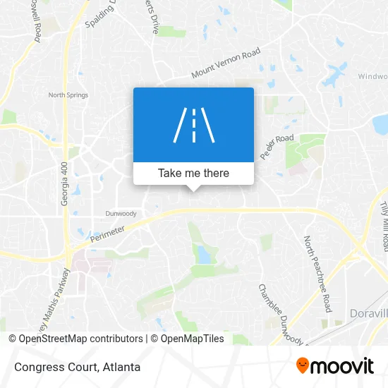 Congress Court map