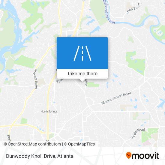 Mapa de Dunwoody Knoll Drive