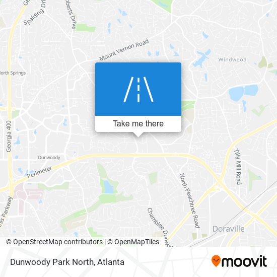 Dunwoody Park North map