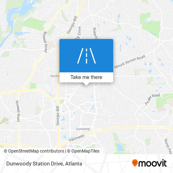 Dunwoody Station Drive map